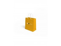 Karton Çanta Küçük Kare 3 En: 22cm x Boy: 25cm Körük: 9,5cm